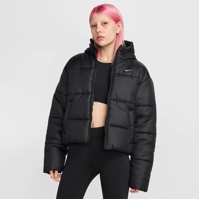 veste therma fit nike sportswear puffer noir femme fz5899 010