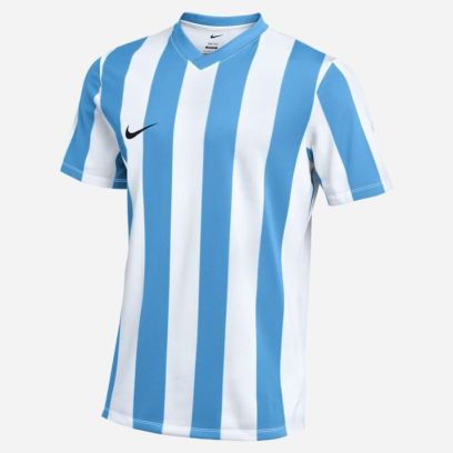 maillot nike striped division v blanc bleu ciel homme fz9337