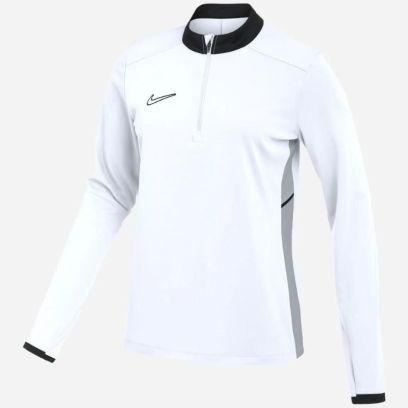 haut d entrainement zip nike academy 25 blanc femme fz9770