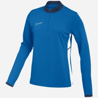 haut d entrainement zip nike academy 25 royal femme fz9770