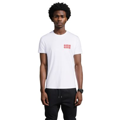 T-shirt Gambea Rojiblanco Blanc