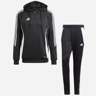 Ensemble adidas Tiro 24 pour Homme. Sweat à capuche + Pantalon de survêtement (2 pièces)