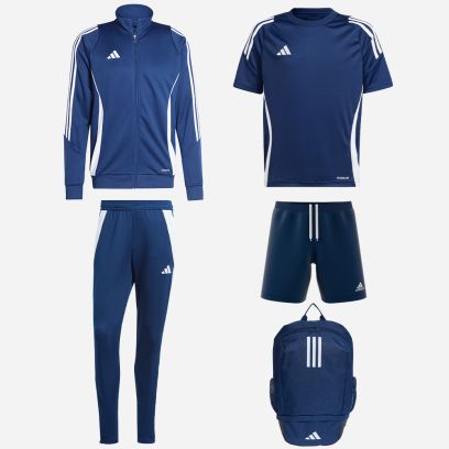 Conjunto de produtos adidas Tiro 24 para Homem. Fato de treino + Jersey + Calções + Saco (5 itens)