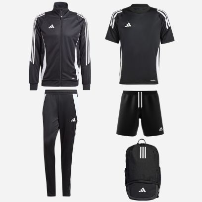 Conjunto de produtos adidas Tiro 24 para Criança. Fato de treino + Jersey + Calções + Saco (5 itens)