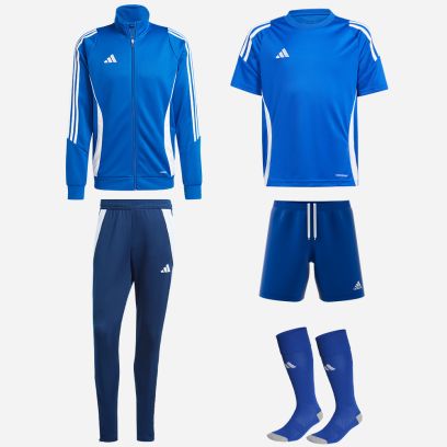 Pack adidas Tiro 24 (5 pièces) | Veste de survêtement + Pantalon de survêtement + Maillot + Short + Chaussettes |
