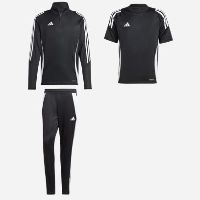 Pack adidas Tiro 24 (3 pièces) | Haut d'entraînement 1/4 zip + Pantalon de survêtement + Maillot |