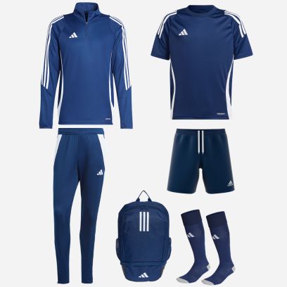 Conjunto de produtos adidas Tiro 24 para Homem. Fato de treino + Jersey + Calções + Meias + Saco (6 itens)