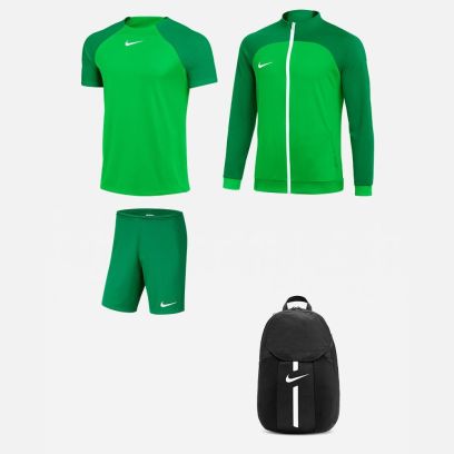 Product set Nike Academy Pro for Men. Shirt + Shorts + Sweat jacket + Bag (4 items)