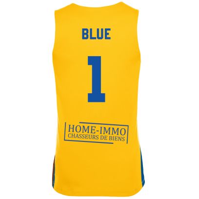 Camiseta de competición Nike Azurea Basket Club Amarillo para hombre