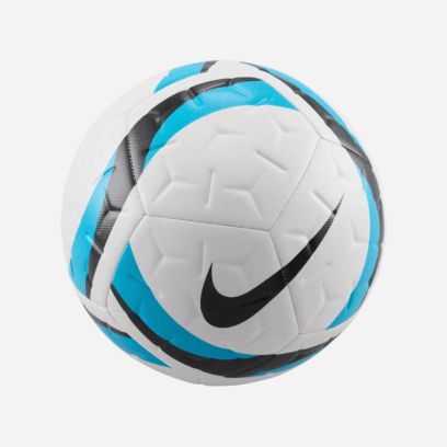 ballon de football nike academy blanc bleu hv4387 101
