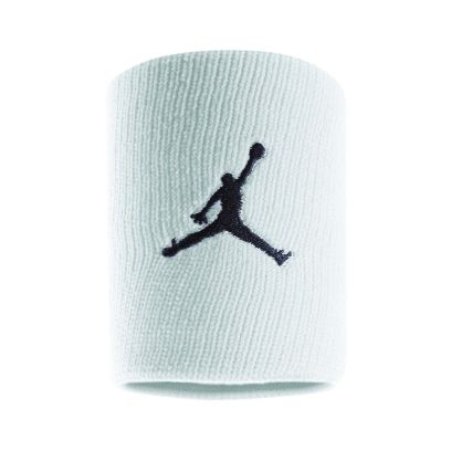 Lot de 2 serre-poignets Jordan Jumpman Blancs JKN01-101