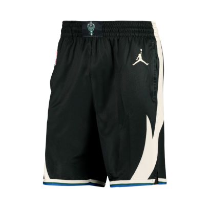 Short Jordan Milwaukee Bucks Noir