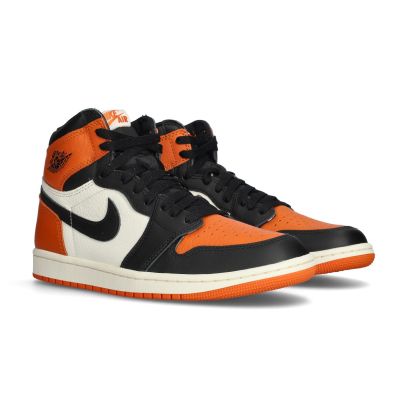 Air Jordan 1 Retro High OG Shattered Backboard - Black-Black-Sail-Starfish