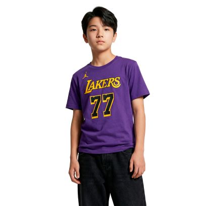 T-shirt Jordan Los Angeles Lakers Violet pour Enfant
