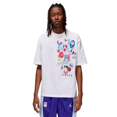 T-shirt Jordan Francia Blanc