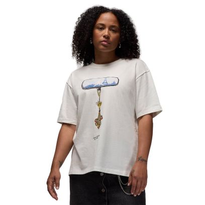 T-shirt Jordan Graphic Beige pour femme