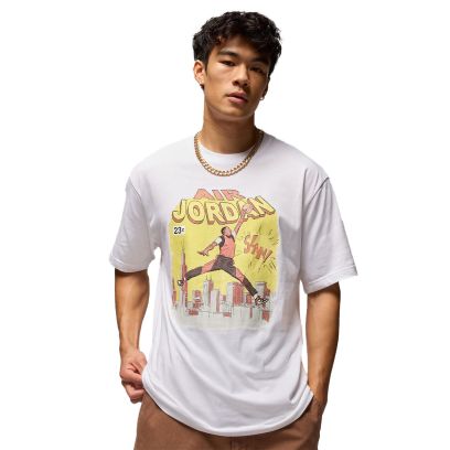 T-shirt Jordan Comic Graphic Blanc pour homme
