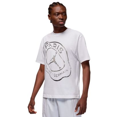 T-shirt Jordan Psg Blanc Unisexe