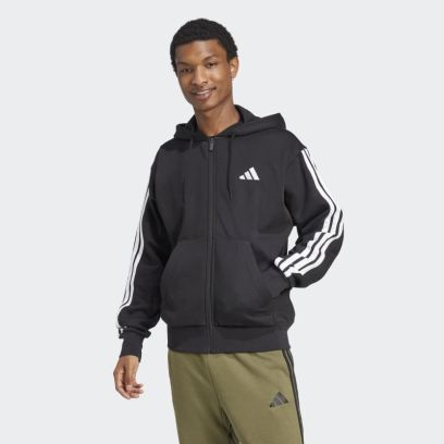 veste a capuche 3 bandes essentials adidas homme jd1870