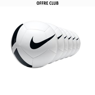 Juego de balones Nike Pitch Team Blanco para unisex