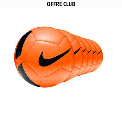 Juego de balones Nike Pitch Team Naranja para unisex