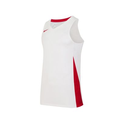 Camisola de basquetebol Nike Team Branco e Vermelho para criança