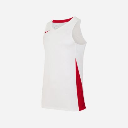 Camiseta de baloncesto Nike Team Blanco y Rojo para hombre