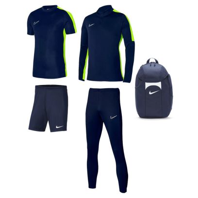 Ensemble Nike homme Pack 5 pièces Maillot Academy 23 Short Park III Haut 1/4 zip Academy 23 Pantalon de survêtement Academy 23 Sac à dos Academy Team DR1336 BV6855 DR1352 DR1666 DV0761