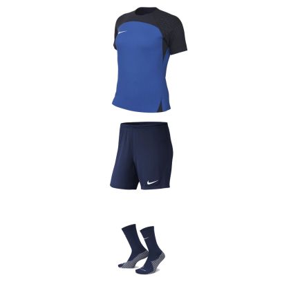 Conjunto Nike Strike III para Mujeres. Camiseta + Pantalón corto + Calcetines (3 productos)