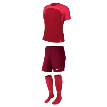 Conjunto Nike Strike III para Mujeres. Camiseta + Pantalón corto + Calcetines (3 productos)