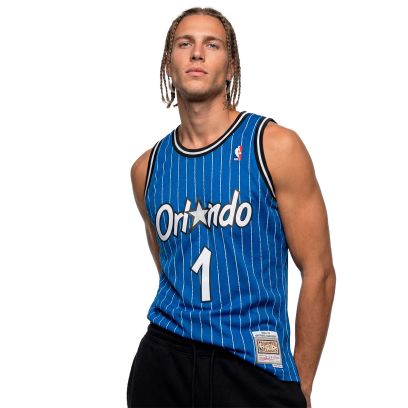 Maillot Mitchell & Ness Orlando Magic Bleu Royal pour homme
