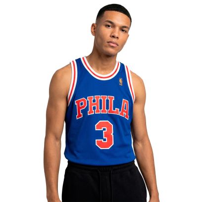 T-shirt Mitchell & Ness Orlando Magic Bleu pour homme