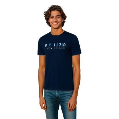 T-shirt Mizuno Lazio Bleu Marine