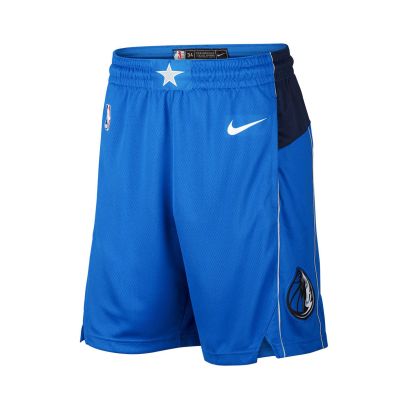 Short Nike Dallas Mavericks Bleu Royal Unisexe