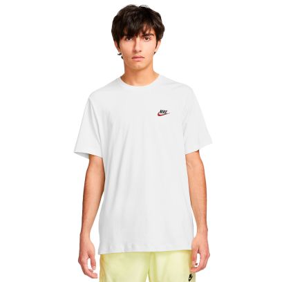 T-shirt Nike Sportswear Club Blanc pour homme