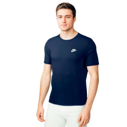 T-shirt Nike Sportswear Club Bleu Marine pour homme
