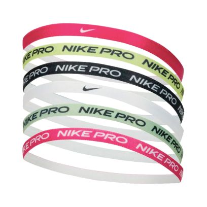 Lot de 6 bandeaux Nike Headband Rose