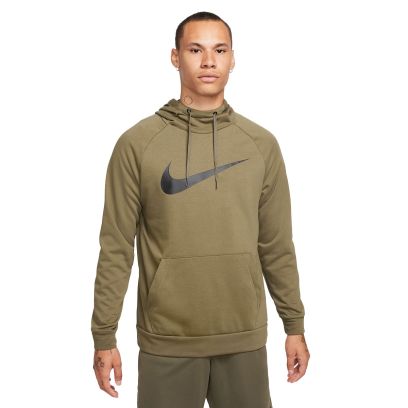 Dri-Fit Swoosh - Medium Olive-Black