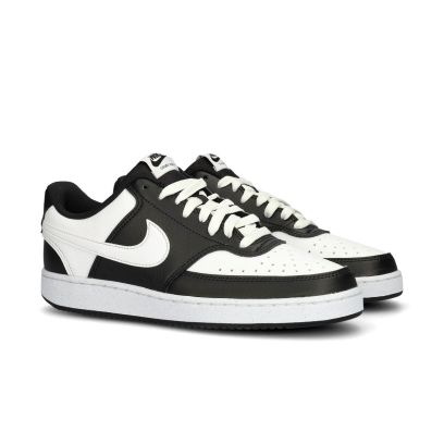 Femme Court Vision Low - Black-White