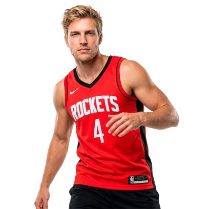 Maillot de basket Nike Houston Rockets Rouge Unisexe