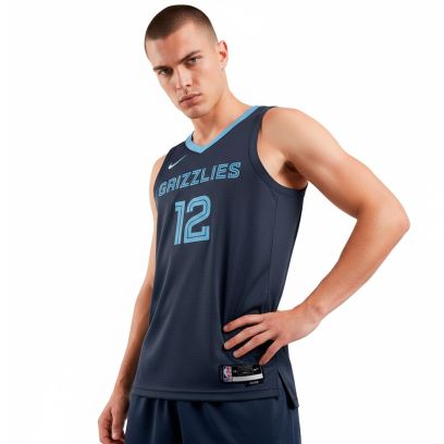 Maillot de basket Nike Memphis Grizzlies Bleu Marine Unisexe