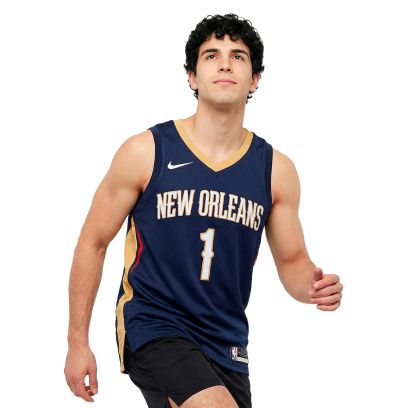Maillot de basket Nike New Orleans Pelicans Bleu Marine Unisexe