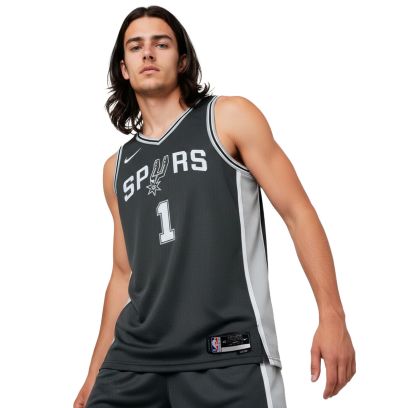 Maillot de basket Nike San Antonio Spurs Noir Unisexe
