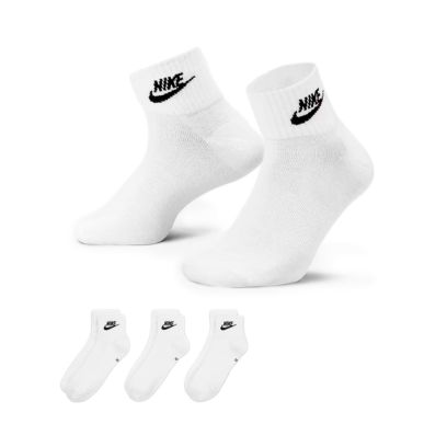 Lot de 3 paires de chaussettes Nike Sportswear Everyday Essential Blanc