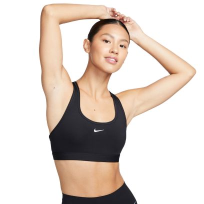 Femme Swoosh Light Support - Black-White