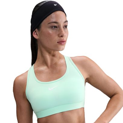 Femme Nk Swsh Med Spt Bra - green