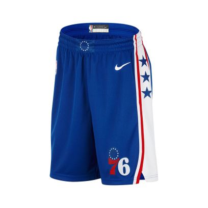 Short Nike Philadelphia 76Ers Bleu Unisexe