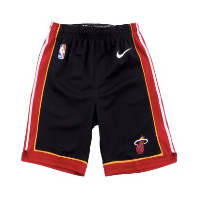 Short Nike Miami Heat Noir pour Enfant