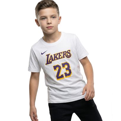 T-shirt Nike Los Angeles Lakers Blanc pour Enfant