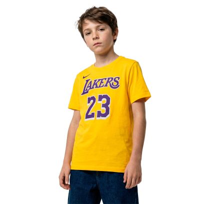 T-shirt Nike Los Angeles Lakers Jaune pour Enfant